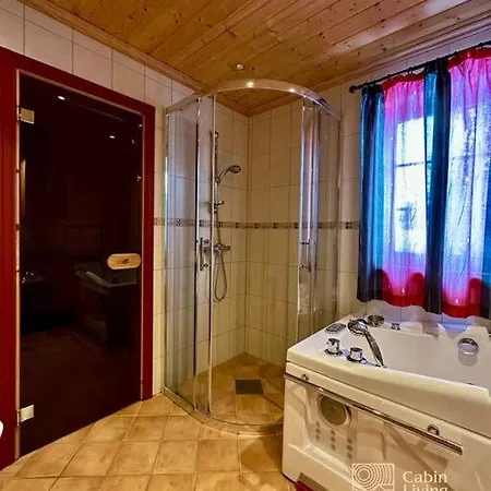 Large With Sjusjoens View, Sauna And In Out 別荘 Sjusjøen