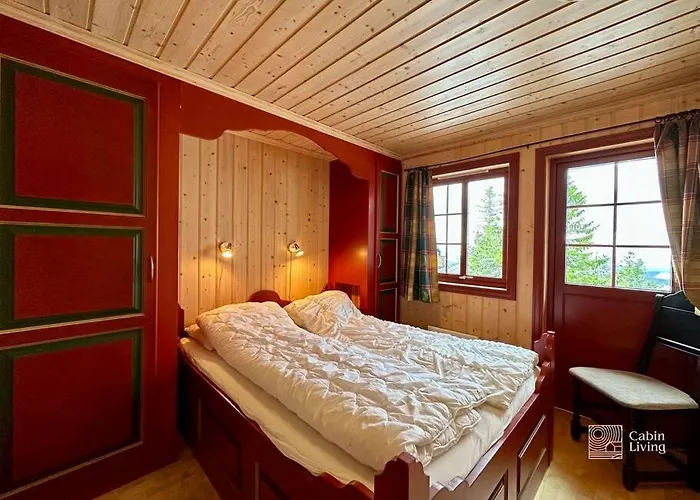 Large With Sjusjoens View, Sauna And In Out * Sjusjøen