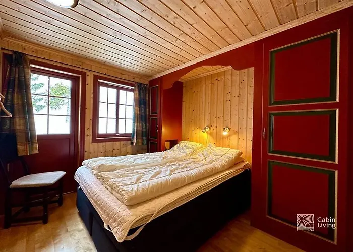 度假居 Large With Sjusjoens View, Sauna And In Out *